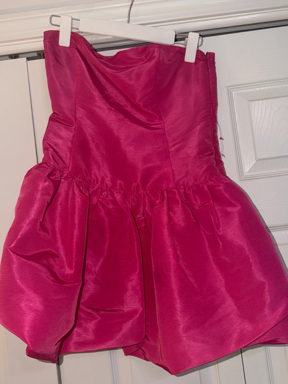 Sugarlips Hot Pink Strapless Mini Dress